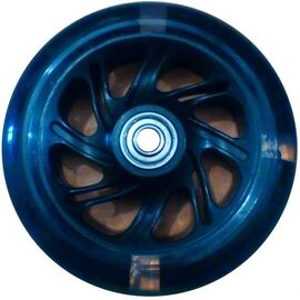 Колесо светящееся для самоката Sun Color, с 2 подшипниками ABEC-7, d - 117мм, синее, SC 01 BL, изображение  - НаВелосипеде.рф