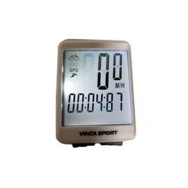Велокомпьютер Vinca Sport, 12 функций, беспроводной, черный/белый, V 1507 black/white, изображение  - НаВелосипеде.рф