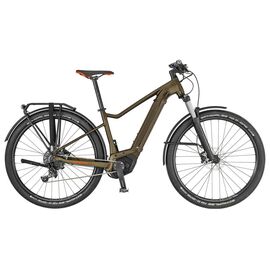 Электровелосипед SCOTT Axis eRide 20 Men EU std 29" 2019, Вариант УТ-00159002: Рама: 18" (Рост: 165-180 см), Цвет: зелено-оранжевый, изображение  - НаВелосипеде.рф