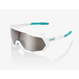 Очки велосипедные 100% Speedtrap, спортивные, BORA Hans Grohe Team White HiPER Silver Mirror, 61023-331-76, изображение  - НаВелосипеде.рф