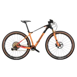 Двухподвесный велосипед Wilier 110X XTR 1x12, FOX 32 SC CrossMax Pro Carbon 29" 2019, Вариант УТ-00157180: Рама: L (Рост: 177 - 182 см), Цвет: Черный/оранжевый, изображение  - НаВелосипеде.рф