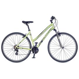 Женский гибридный велосипед AUTHOR Linea 2017, Вариант УТ-00023321: Рама 17" (Рост: 155-169см); Цвет: оранжевый/серебро, изображение  - НаВелосипеде.рф