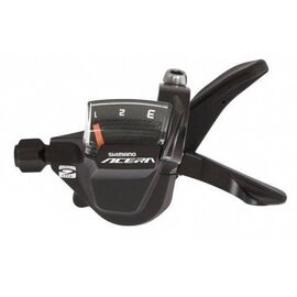 Шифтер велосипедный Shimano Altus, M3000, 3 скорости, трос 1800 мм, ESLM3000LB, изображение  - НаВелосипеде.рф