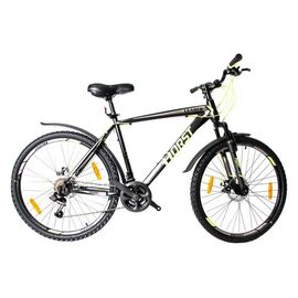 Горный велосипед HORST Leader 26" 2017, Вариант УТ-00034243: Рама: 17" (рост: 155 - 172 см), цвет: черно-серебристо-салатовый, изображение  - НаВелосипеде.рф