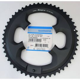 Звезда передняя SHIMANO, для FC-4700, 52T-ML, 52-36T, Y1RC98060, изображение  - НаВелосипеде.рф