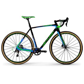Шоссейный велосипед Centurion Crossfire Carbon 3000 28" 2017, Вариант УТ-00037324: Рама: 53 (Рост: 163 - 170 см), Цвет: черно-голубой, изображение  - НаВелосипеде.рф