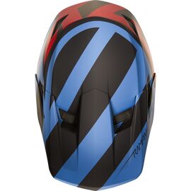 Козырек к шлему Fox Rampage Comp Creo Visor, сине-красный, пластик, 20302-149-OS, изображение  - НаВелосипеде.рф