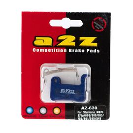 Тормозные колодки A2Z Shimano XTR/XT/SAINT/M965/M975/M966/M800/ M765/M755/M601/M585, синий, AZ-630, изображение  - НаВелосипеде.рф