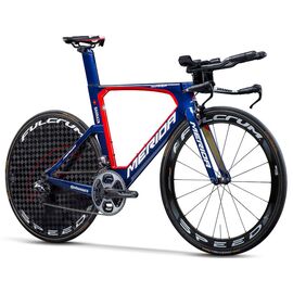 Рама велосипедная Merida Warp TT Team-E-KIT-FRM, 2018, Вариант УТ-00073890: Размер: 54 см, Цвет: UD Clear Blue/Red, изображение  - НаВелосипеде.рф