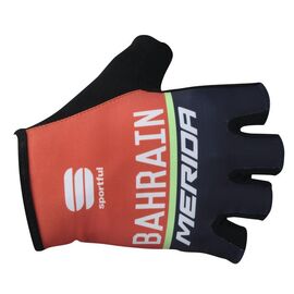 Велоперчатки Merida Bahrain Race Team, короткие, 4817026-L, Вариант УТ-00060263: Размер: L, изображение  - НаВелосипеде.рф