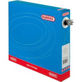 Велосипедный тормозной трос ELVEDES, 19 жильный, нержавеющая сталь, MTB, 1,5x3000 мм, Ø7x6, 6427RVS-3M-BOX, изображение  - НаВелосипеде.рф