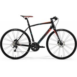 Гибридный велосипед Merida Speeder 90 28" 2019, Вариант УТ-00141251: Рама: L 56 cm (Рост: 175 - 180 cm), Цвет: черно-красно-зеленый , изображение  - НаВелосипеде.рф