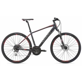 Городской велосипед Giant Roam 3 Disc 28" 2019, Вариант УТ-00139652: Рама: L (Рост: 170 - 175 cm), Цвет: черный металлик, изображение  - НаВелосипеде.рф