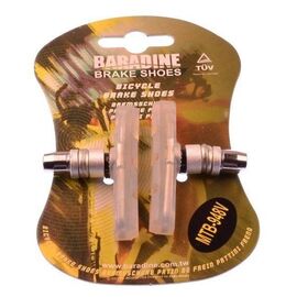 Колодки тормозные Baradine, для МТВ/BMX велосипеда, 60 мм, прозрачные, 948V, изображение  - НаВелосипеде.рф