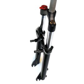 Вилка велосипедная EASING ES 443 MLO 26"*1.1\8", 80 мм, локаут механический, алюминиевая, черная, 2.5 кг, изображение  - НаВелосипеде.рф