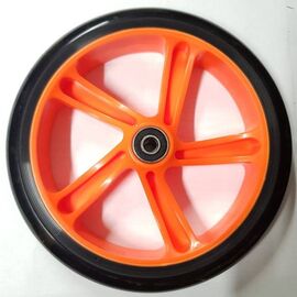 Колесо для самокатов TRIX 180 мм, с подшипниками ABEC 9, оранжевое, 180 мм(orange), изображение  - НаВелосипеде.рф
