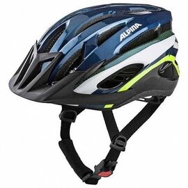 Велошлем Alpina MTB 17 Dark blue/Neon 2019, A 9719_81, Вариант УТ-00149438: Размер: S/M (54-58 см), изображение  - НаВелосипеде.рф