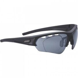 Очки велосипедные BBB 2018 Select Optic PC Smoke w/flash mirror lenses, black temple tips черный матовый, BSG-51, изображение  - НаВелосипеде.рф