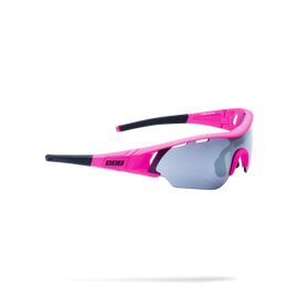 Очки велосипедные BBB 2018 Summit PC Smoke flash mirror lens розовый, черный UNI, BSG-50, изображение  - НаВелосипеде.рф