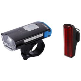 Фонарь велосипедный передний BBB SwatCombo usb rechargeable + Sentry rear light, BLS-106, изображение  - НаВелосипеде.рф