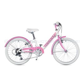 Детский велосипед Author Melody 20" 2020, Вариант УТ-00161412: Рама: 10" (Рост: 115 - 135 см), Цвет: бело-розовый , изображение  - НаВелосипеде.рф