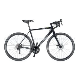 Шоссейный велосипед Author Aura XR4 28" 2020, Вариант УТ-00161646: Рама: 50 см (Рост: 160 - 170 см), Цвет: черно-зеленый, изображение  - НаВелосипеде.рф