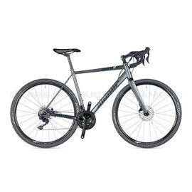 Шоссейный велосипед Author Aura XR5 28" 2020, Вариант УТ-00161658: Рама: 50 см (Рост: 160 - 170 см), Цвет: серо-черно-белый , изображение  - НаВелосипеде.рф