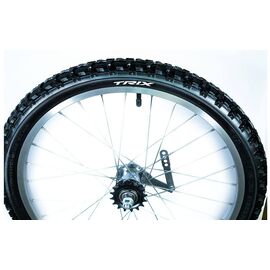 Колесо велосипедное заднее Trix 20", алюминевый обод, тормозная втулка, камера, покрышка, 20" alloy (заднее), изображение  - НаВелосипеде.рф