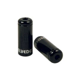 Колпачок для рубашки переключения ELVEDES, Ø4,2мм, алюминий, черный, ELV2012008, изображение  - НаВелосипеде.рф