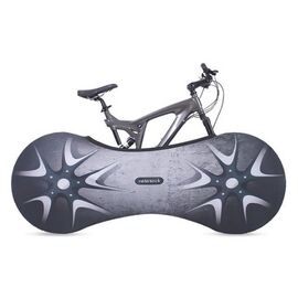 Чехол на 2 колеса для велосипеда M-Wave Velosock 26-29" серебристый, 714800, изображение  - НаВелосипеде.рф