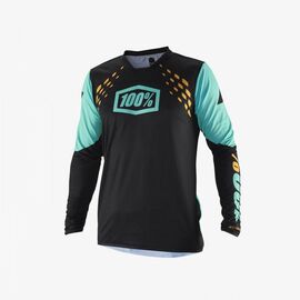 Велоджерси 100% R-Core X Jersey, черно-голубой, 2019, 41002-012, Вариант УТ-00159293: Размер: L, изображение  - НаВелосипеде.рф