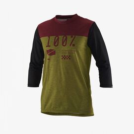 Велоджерси 100% Airmatic 3/4 Jersey, зеленый, 2019, 41313-296, Вариант УТ-00159246: Размер: L , изображение  - НаВелосипеде.рф