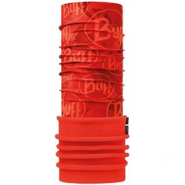 Велобандана Buff POLAR TIP LOGO ORANGE FLUOR S/B, красный, 118017.211.10.00, изображение  - НаВелосипеде.рф