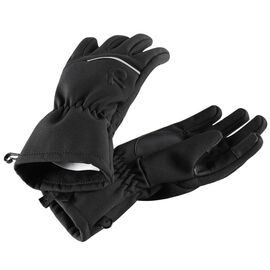Перчатки детские флис Reima Softshell Eidet, черный 2019, Вариант УТ-00155282: возраст: 3, изображение  - НаВелосипеде.рф