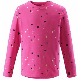 Футболка детская с длинным рукавом Reima Kuper supreme pink 2016, Вариант УТ-00124541: Рост: 110, изображение  - НаВелосипеде.рф