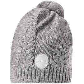 Шапка детская Reima Kenai MELANGE GREY 2018-19, Вариант УТ-00124581: Размер: 52, изображение  - НаВелосипеде.рф