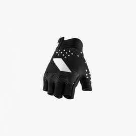 Велоперчатки женские 100% Exceeda Gel Womens, черные, 2019, 11021-001-10, Вариант УТ-00161178: Размер: L, изображение  - НаВелосипеде.рф