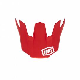 Козырек к велошлему 100% Trajecta Replacement Visor, красный, 81023-003-01, изображение  - НаВелосипеде.рф
