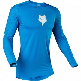 Велоджерси Fox Retro Zebra LE Jersey, голубой 2019, 22949-189-L, Вариант УТ-00153244: Размер: L , изображение  - НаВелосипеде.рф