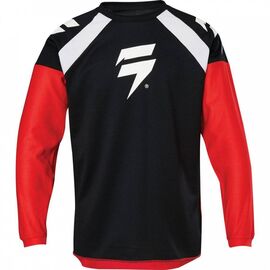 Велоджерси подростковая Shift Whit3 Race 1 Youth Jersey 1, красно-черный 2019, 23469-055-L, Вариант УТ-00161836: Размер: L, изображение  - НаВелосипеде.рф