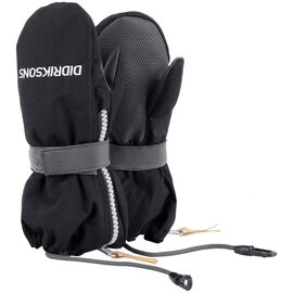 Детские варежки Didriksons BIGGLES ZIP, черный, 501946, Вариант УТ-00110495: Размер: 0/2, изображение  - НаВелосипеде.рф