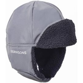 Шапка детская Didriksons BIGGLES REFLECTIVE, серебро, 502055, Вариант УТ-00110497: Размер: 52, изображение  - НаВелосипеде.рф