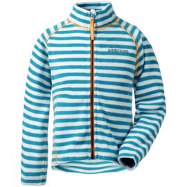 Кофта детская Didriksons MONTE PR, ярко-голубая полоска, 502009, Вариант УТ-00110620: Размер: 100, изображение  - НаВелосипеде.рф