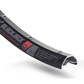 Обод велосипедный BlackJack 27,5" 584X25 READY 25 32H, пистонированный, черный, 3573Q32AP0, изображение  - НаВелосипеде.рф
