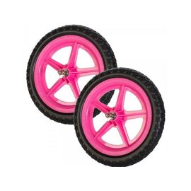 Колеса для беговела, пара, розовые, изображение  - НаВелосипеде.рф
