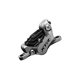Калипер Shimano XTR M9120, гидравлика, post mount, металлическая колодка, N04C с кулером, без адаптера, IBRM9120MPMF, изображение  - НаВелосипеде.рф