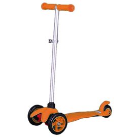 Самокат Vinca Sport, детский, от 3 лет, трехколесный, городской, до 35 кг, светящиеся колёса, VSP 2 orange, изображение  - НаВелосипеде.рф