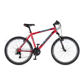 Горный велосипед Author Outset 26" disc 2020, Вариант УТ-00162074: Рама: 15" (Рост: 145 - 158 см), Цвет: красно-сине-черный , изображение  - НаВелосипеде.рф