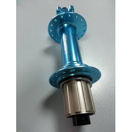Втулка велосипедная Bitex, задняя, под кассету, для фэтбайка, FB-MTR12-197LBlue_ShimST, изображение  - НаВелосипеде.рф
