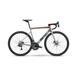 Шоссейный велосипед BMC Teammachine SLR01 Disc FOUR Ultegra Di2 28" 2020, Вариант УТ-00161209: Рама: 58 (Рост: 184-192 см), Цвет: серо-черно-красный , изображение  - НаВелосипеде.рф